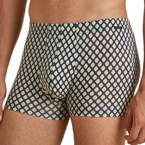 CALIDA Grafic Cotton Boxershorts Herren, aus 100% Supima-Baumwolle, mit stoffüberzogenem Gummibund