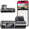 LINGDU 4K Dash Cam Front, WiFi Dash Camera for Cars, Built-in GPS, Car Camera Dash with 0.96 mini screen Parking Monitor, Super Night Vision, 170° Wide Angle, App Control, G-Sensor(D500)