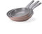 Moneta Stile Stone Cipria Set 3 padelle antiaderenti 20,24,28 cm. Anche per Induzione.