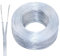 Cavo elettrico a 2 conduttori piatto trasparente da 10 metri, 28 AWG, cavo di alimentazione in PVC flessibile, diametro esterno 1,6 x 3,2 mm, resistente all'usura, resistente all'ossidazione, per