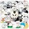 100Pcs Sheep Stickers, Cute Lambs and Sheep Stickers, Vinyl Waterproof Stickers, Aesthetic Decals Water Bottle Cutouts, Computer Skateboard Bike Luggage Stickers