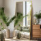 LunaMirror Oversized Full Length Mirrors Large Free Standing Floor Mirror Full Body Wall Mirror for Bedroom Living Room and Entrance, Rectangle Gold Frame, 192x85 CM