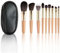 EIHI 9 Pièces Travel Brush Set,Pochette De Voyage Avec 9 Pinceaux Professionnels