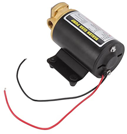 Eatbuy Engine Oil Transfer Pump Electric Gear Oil Pump, Thermal Protection Motor Pump for Diesel Engine, 12V 12A Oil Transfer Pump with Brass Connector, RL GP1200