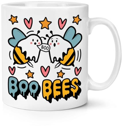 Boo Bees 10oz Mug Cup Ghosts Halloween Funny