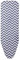 DUNSBY Bügelbrettbezug Hochtemperaturbeständiger, gestreifter Baumwollbezug for Bügelbretter, elastisches Riemendesign for sicheren Sitz, 150 x 50 cm