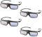 Gafas 3D RF 3D, recargables, adecuadas para televisores y proyectores RF 3D TDG-BT500A, SSG-5100GB, AN3DG40, 4 unidades