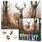 ‌1000-Piece White-Tailed Buck Deer Wildlife Jigsaw Puzzle for Adults - Impossible Challenging Level, Premium Matte Finish, Wall Decor Gift for Nature Lovers (19.69x27.56 in)