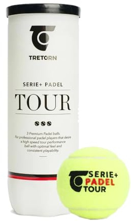 Tretorn Serie+ Tour Padelbälle (3-Pack)