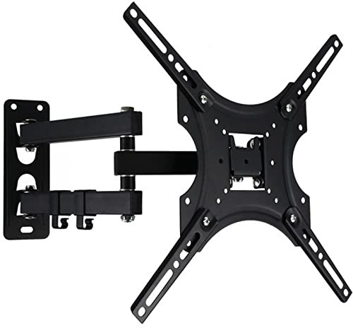 WENWENLEE Vollbewegliche TV-Wandhalterung, Monitor-Wandhalterung mit Schwenk- und Gelenk-Neigearm, passend für 32-55 Zoll LCD-LED-OLED-Flachbildschirme bis zu 77 lbs und VESA 400x400