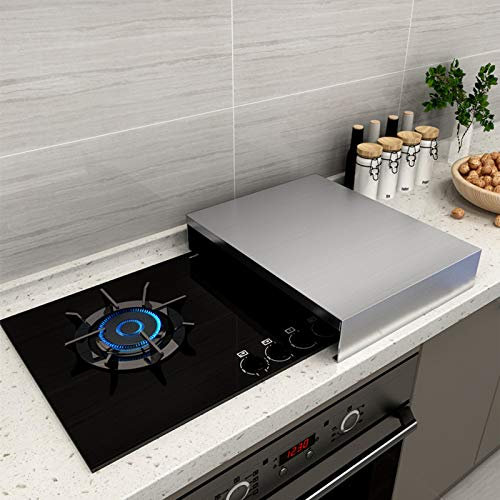 Stainless Steel Gas Stove Cover Protector - Kitchen Induction Cooktop Rack, Rice Cooker Stand, Durable Heat-Resistant Kitchen Tool, Essential Cooking Accessory