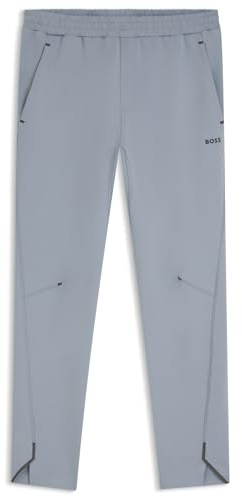 BOSS Herren Hicon Active Active Schnell trocknende Hose mit reflektierendem Logo Dunkelgrau XL