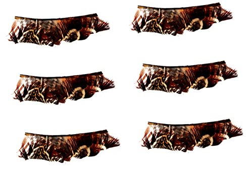 HONITANO Lot De 3 Paires De Faux Cils Jaunes Pour Déguisement