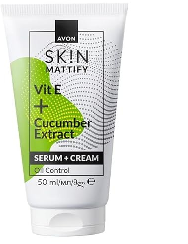 Avon Sk!n Mattify Serum & Creme, Vit E &Gurkenextrakt, 50 ml