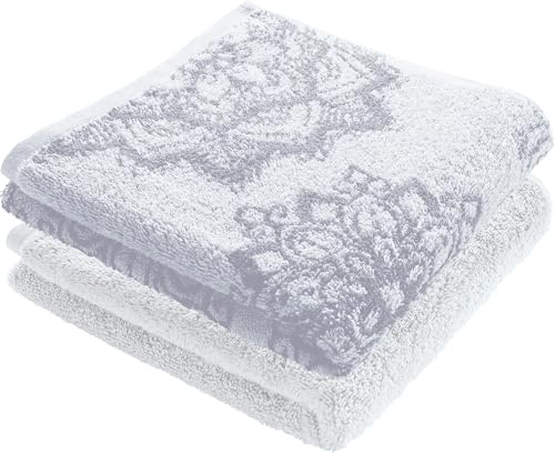 Erwin Müller Duschtuch Bühl 2er-Pack weiß Größe 70x140 cm - besonders flauschig, voluminös, äußerst saugfähig