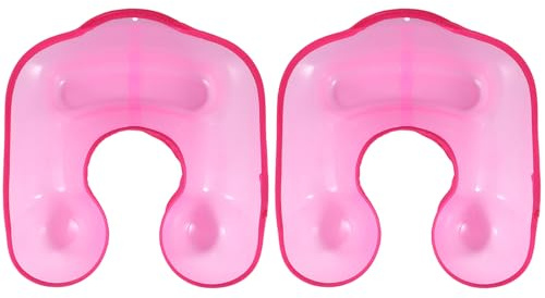 SOPOTUTU 2 Stück Pvc Haar Nacken Tablett mit Ablage Dauerwellen Shampoo Becken für Friseursalon und Heimgebrauch Friseurbedarf für Haarstyling und Schutz der Kleidung