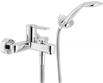Nobili Rubinetterie SA99110CR Miscelatore Esterno Vasca Doccia e Duplex, Cromo