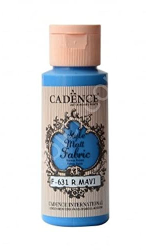 Cadence Teinture acrylique pour tissu (mat) Bleu roi 59 ml
