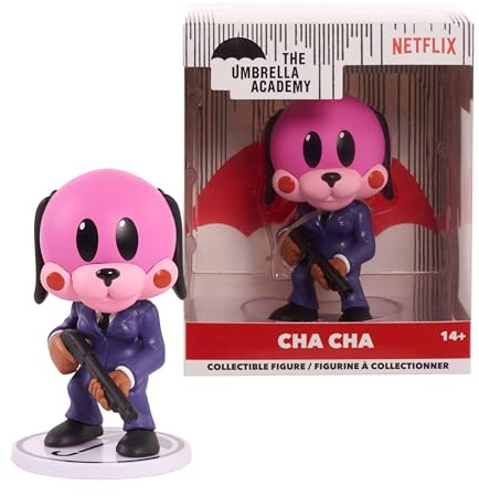 The Umbrella Academy 3” Stylized Collectible Figure, Cha Cha, Kids Toys for Ages 14 Up by Just Play