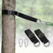 Vigorport Camping Hammock Tree Swing Straps (1.8m) x 2 Hanging kit 4 D-Ring,Extra Long Strap with 2 Heavy Duty Safety Lock Carabiner Hooks for Kids-2 Pack(Black)
