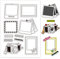 GLOBLELAND Bilderrahmen Transparente Silikonstempel Kamera Klare Stamps Fotopapier Silikonstempel Für Kartengestaltung DIY Prägung Journaling