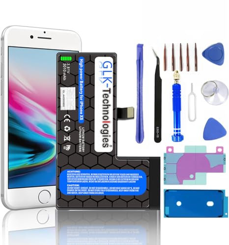 High Power Ersatzakku kompatibel mit Apple iPhone XS | GLK-Technologies Battery | accu | 2740 mAh Akku | inkl. Profi Werkzeug Set Kit NU