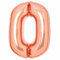Amscan 9913083 Large Number Rose Gold 0