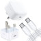 For Honor 50/50 Pro/50 Lite /X9 /X7 /X9 5g /X8 Charger, Honor 50/50 Pro/50 Lite /X9 /X7 /X9 5g /X8 Plug, 20W USB C Charger Plug With Type C Charger Cable Fast PD Adapter UK Wall Charger (White)