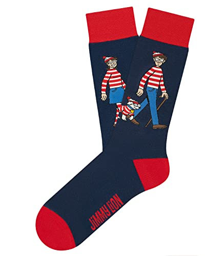 Jimmy Lion Chaussettes - E.T. THE EXTRA-TERRESTRIAL - Emportez avec vous l'un des personnages les plus aimés de l'histoire du cinéma ! - Tailles 36-40 | 41-46, Wally & Friends - Bleu foncé, 36-40