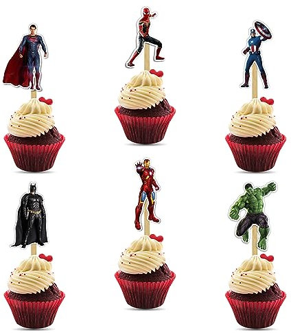 Seyal® Suprhero Cupcake Topper
