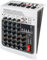 Mixer audio Bluetooth a 4 canali, interfaccia controller audio DJ, riproduzione USB/MP3, jack per microfono XLR, alimentatore da 48 V, processore di streaming FX Reverb/Delay, da studio DJ