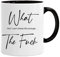 Acen Merchandise WTF Crude Mug & Geschenkbox Set - Arbeit Geburtstag Geschenkidee Keramik Kaffeetasse Geburtstag Weihnachten Geschenk
