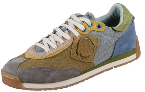 Satorisan - Enso Gaia - Casual Sneaker Herren und Damen - Vintage Leder und Textil Sportschuhe Bequem, Nachhaltig und Dauerhaft - Farbe Rare Earth - Größe 45