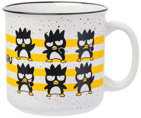 Silver Buffalo Sanrio Hello Kitty und seine Freunde Keroppi Poses Grid Keramik Camper Tasse, 590 ml