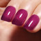 Imtiti Sheer Purple Gel Nail Polish, Jelly Purple Translucent Color UV/LED Soak Off Gel Polish for DIY Nail Art Manicure and Pedicure at Home or Salon, 15ml