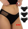 Relixa Periodenunterschwäsche mit Spitze perioden Unterhosen Damen und Mädchen Perioden Slip Damen Menstruationsunterwäsche Period Underwear, 3 schwarz, Spitze, L