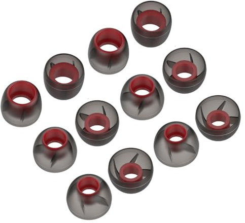 TENNMAK Eartips Replacement for Skullcandy Rail ANC/Dime 3 / Dime 2 / Push Active/Grind Fuel/Sesh ANC and Tribit MoveBuds H1 Earbuds Earpad * 6 Pairs