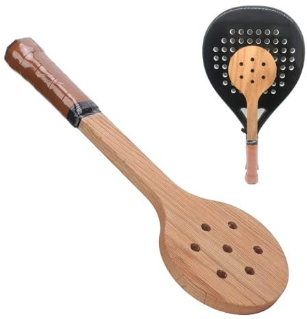 Holz Tennis Pointer Löffel, Zuverlässige Tennis Sweet Spot Trainer Schläger Schwung Übungs Trainingshilfe, Tennis Pointer mittelpräziser Löffel für Anfänger Anfänger Tennisspieler