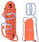 LZ.MZXU Kletterseil 20M 10mm Seil Kletterseil Outdoor Sicherheitsseil Rettungsseil Fallschirm-Seil Nylon Seil mit 2 karabiner für Camping Bergsteigen Outdoor Abenteuer Feuerleiter (Orange)