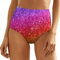 VYJLOO Regenbogen Paillette Damen Unterhosen Baumwolle Unterwäsche No Show Bikini Panties Weich Höschen Nahtlos Slips