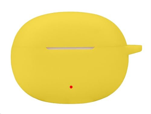 GIOPUEY Hülle Kompatibel mit Honor Choice Earbuds X5, Silikon Stoßfeste Schutzhülle, Ultradünn Case Cover, Kein Geruch, Hülle Silikon - Gelb