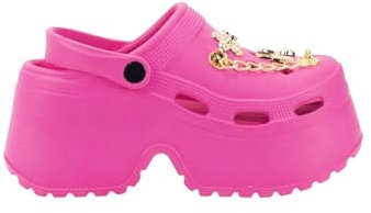 KESLEM Zoccolo da donna modello G2439, colore fucsia, Rosa, 40.5 EU