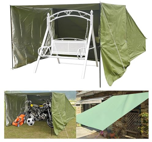 YSMSMZJK Fahrradbox mit Abnehmbarem Schattentuch Motorrad Garage Winterfest Geeignet für die Lagerung von Brennholz Fahrrad überdachung Fahrrad Garage Outdoor