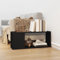 ShGaxin TV-Schrank, TV-Schrank, Wohnzimmermöbel, TV-Schrank, Fernsehtisch, Wohnzimmermöbel, TV-Tisch, Spanplatte, Schwarz, 80 x 24 x 32 cm