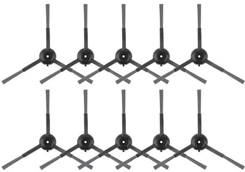 (10 Stück) T20+ Seitenbürsten für Airrobo T20+ Roboter Staubsauger, Zubehör Set, Ersatz Seitenbürste, Kantenkehrbürsten, Eckbürsten Zubehör Set, Staubsaugeraufsätze Bürsten