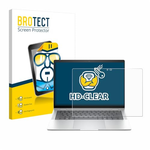 BROTECT Schutzfolie für HP EliteBook X Flip G1i 14 | Transparenter Displayschutz Made in Germany Klare Displayschutz-Folie Clear Einfache Montage Case-Friendly Displayfolie