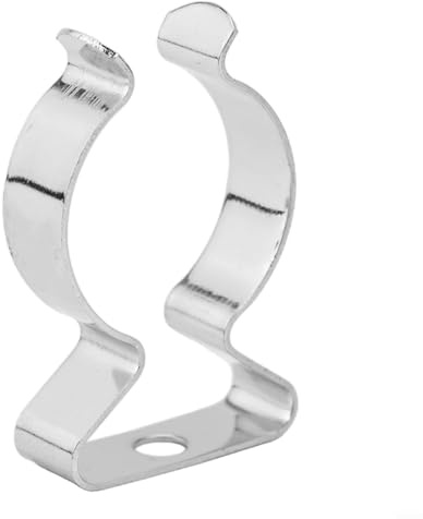 AugustknowU Federstahlklammern, Federklammern, Geräteklammern, Federklemmen aus Federstahl, offene Werkzeugclips aus schwerem Manganstahl, Werkzeugclips, Federstahlclip, verzinkt (19 mm)