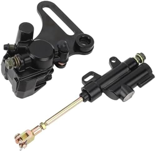 MUEOSI Pinza de Cilindro hidráulico de Freno for Motocross, Conjunto de Freno Trasero Maestro con Enfriador, for SSR 125cc 110cc Pit Bike, KLX, BBR, CRF, TTR, SDG 107, Piezas de 50cc 70cc Conjunto de