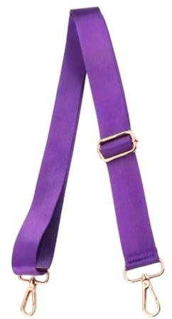 Leliafleury 2.5cm Wide Nylon Replacement Shoulder Strap, 1Pcs Dark Purple Adjustable Bag Strap for Crossbody Handbag Laptop