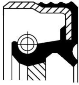 Corteco 49356959 Wellendichtring, Schaltgetriebe | 49356959 passend für Ranger